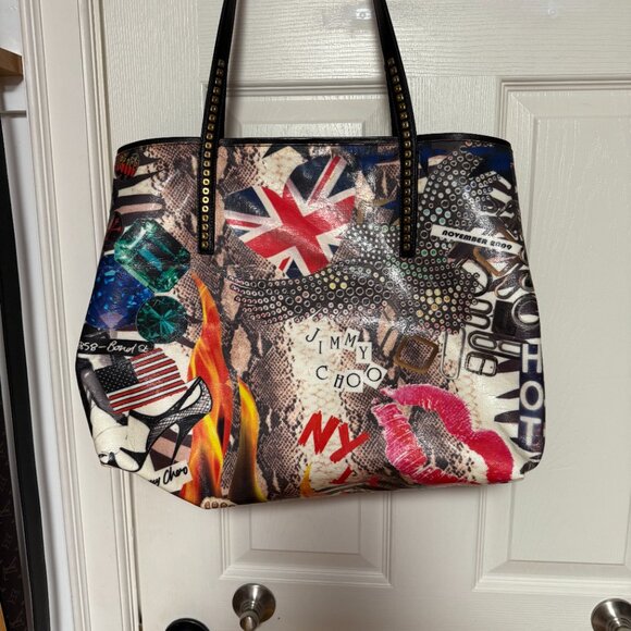 Jimmy Choo Project Pep Tote in Black - Picture 8 of 12